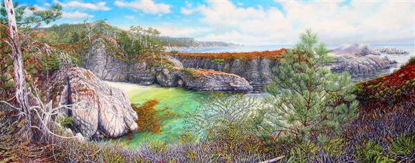 China Cove and Bird Island, Giclee Print